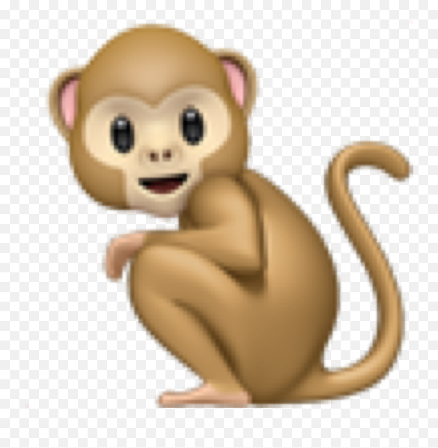 Iphone Emiji Emojiiphone Sticker - Animal Figure,Iphone Monkey Emoji