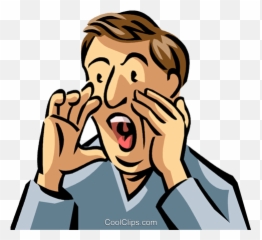 Anger And Violence Royalty Free Vector Clip Art Illustration - Man Yelling Clipart Emoji,Anger Emotion Clip Art