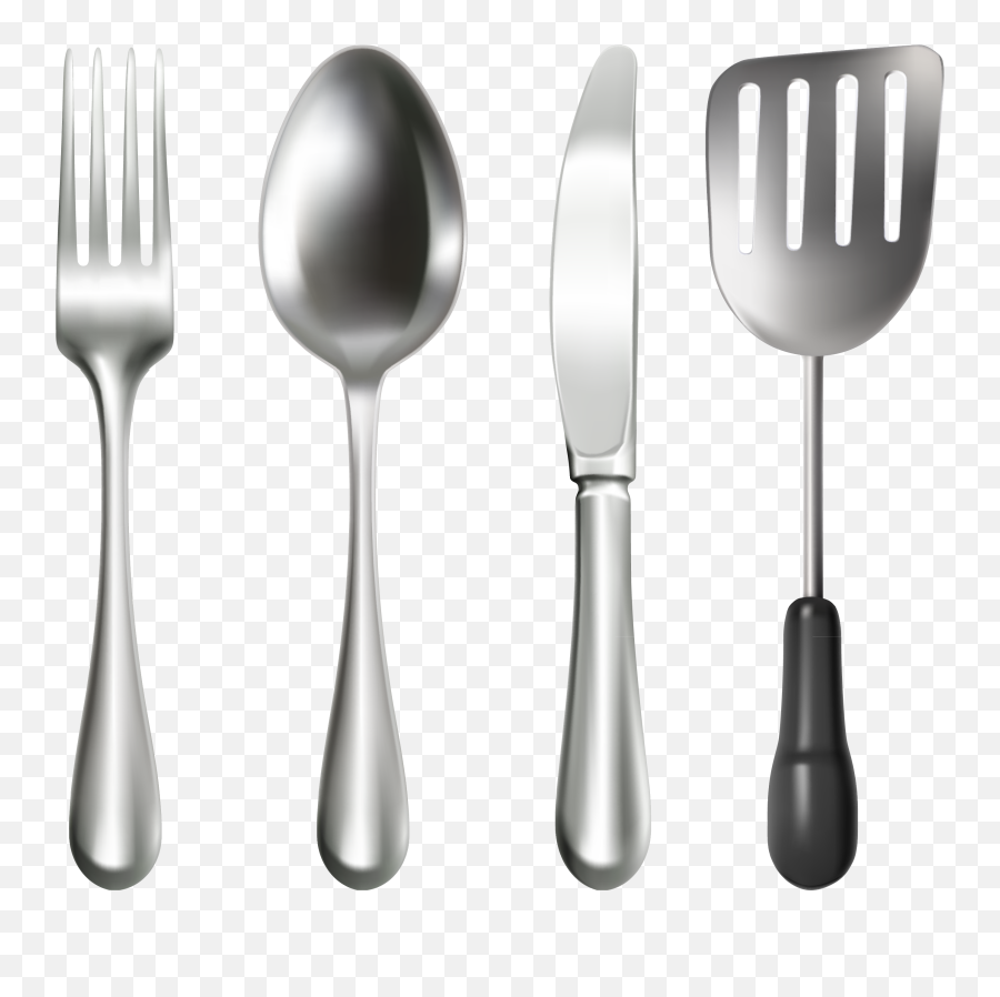 Knife Spoon Fork Cutlery - Vektor Sendok Garpu Png Full Fork And Knife Psd Emoji,Facebook Emoji Knife And Fork