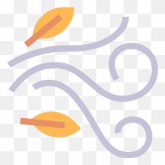 Wind Weather Forecast Leaves Leaf Breeze Autumn Free Emoji,Autumn Leaf Emoticon