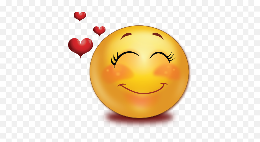 Shy Loving Girl Emoji - Girl Shy Smile Emoji,Girly Emojis
