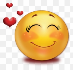 Shy Loving Girl Emoji - Girl Shy Smile Emoji,Girly Emojis