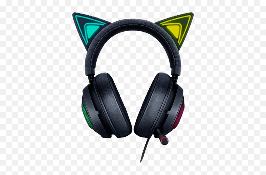 Razer Kraken Cat Ear Headphones Reviews And Buying Guide Emoji,Cat Ears That Move To Emotions