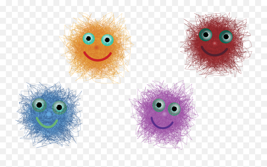 Monster Hairy Eggs Smile - Free Vector Graphic On Pixabay Emoji,Evil Eye Emotions Face