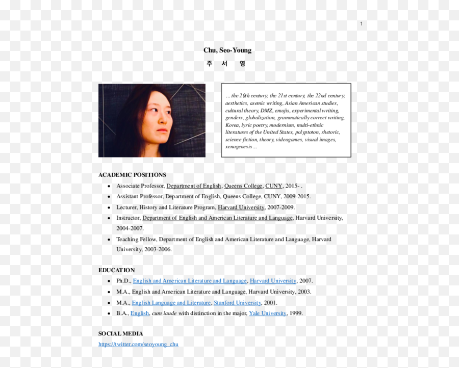 Pdf S Chu Cv 10 11 2018pdf Seo - Young Chu Academiaedu Emoji,Taiwanese American Emoji