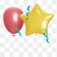 Premium Party Balloon 3d Illustration Download In Png Obj Emoji,Birhtdya Baloon Emoji