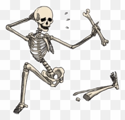 Esqueleto Emoji,Skeleton With Bones Emoji