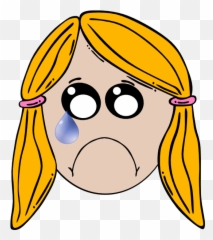 Happy Face Girl Clipart - Sad Cute Clipart Emoji,Lady And Pig Emoji