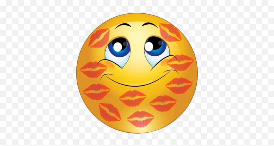Smiley Face Kiss Image - Clipart Best Kisses On Face Emoji,Lips Emoji