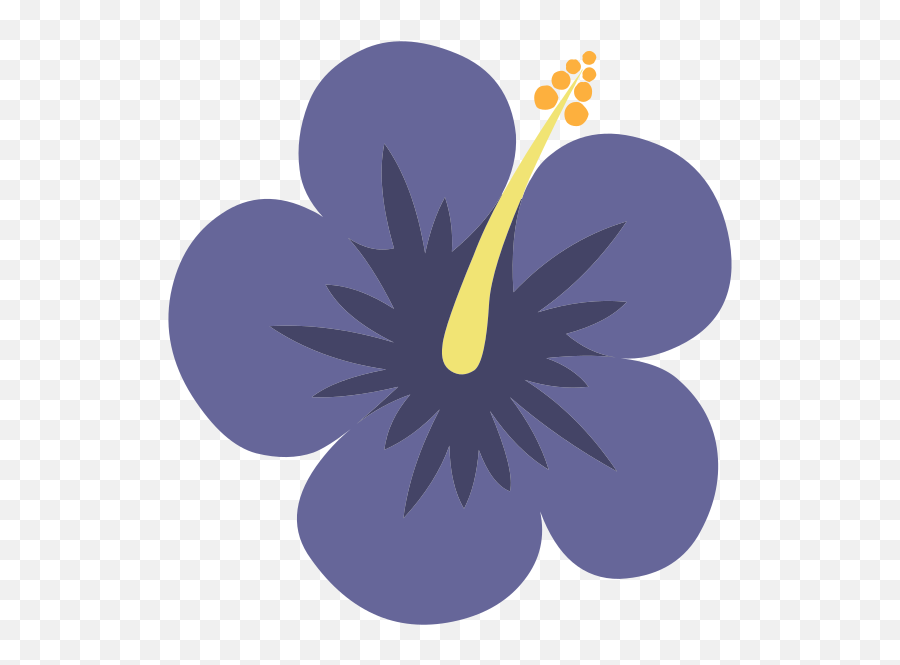 Flower Bloom Clipart Free Svg File - Hawaiian Hibiscus Emoji,Hawaii State Flag Emoji