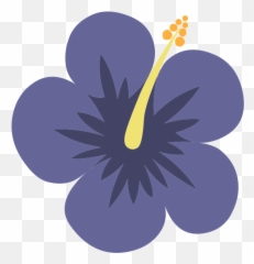 Flower Bloom Clipart Free Svg File - Hawaiian Hibiscus Emoji,Hawaii State Flag Emoji