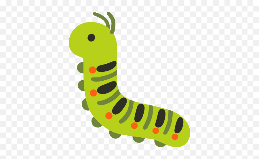 Bug Emoji - Bug Emoji,Caterpillar Emoji
