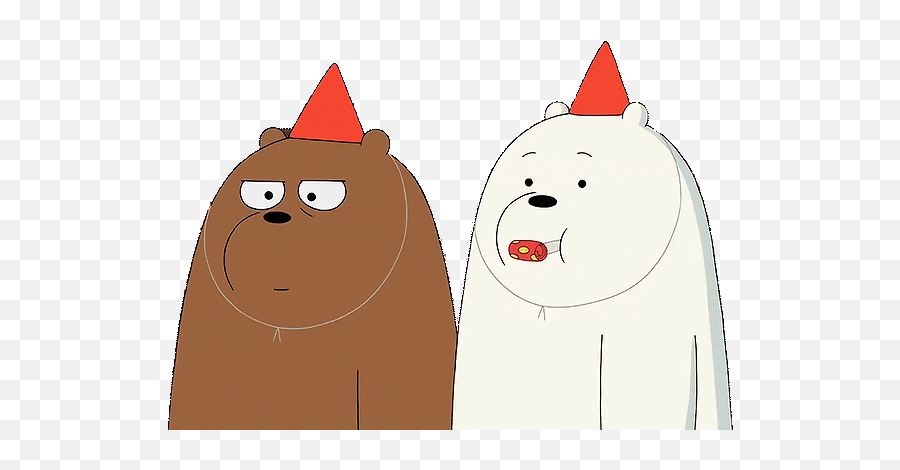 We Bare Bears Hungry - We Bare Bears Gif Happy Emoji,We Bare Bears Emoji