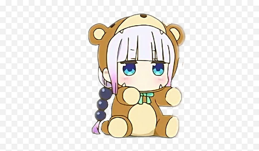 Kanna Bear Kawaii Cute Sticker - Transparent Background Kanna Bear Emoji,Kanna Emoji