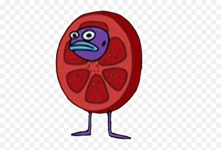 Spongebob Fish Tomato Sticker By - Fictional Character Emoji,Spongebob Emojis