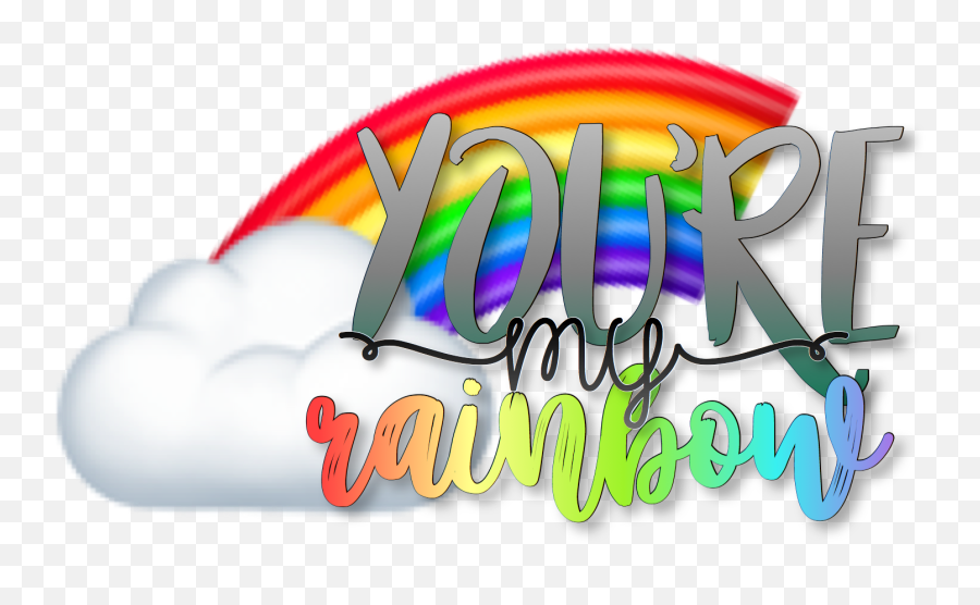 Rainbow Sticker - Language Emoji,Snitch Emoji