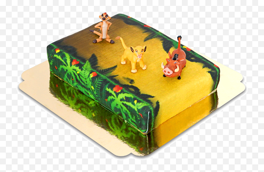 Simba Timon Et Pumba Sur Gateau Jungle Emoji Gateau Emoji Free Emoji Png Images Emojisky Com