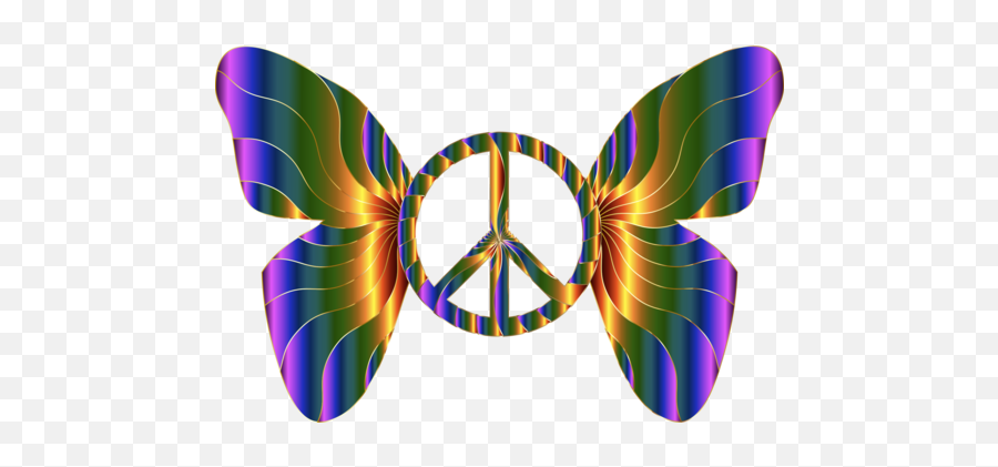 Download Hd Peace Symbols Poster - Butterfly Peace Sign Peace Symbol Emoji,Butterfly Emoji Png