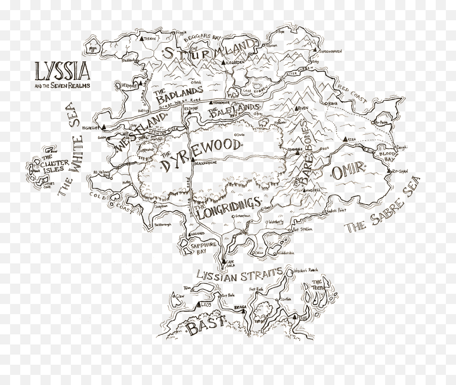 Wereworld Books - Lyssia Map Emoji,An Infantryman..his Emotions Are Impenetrable
