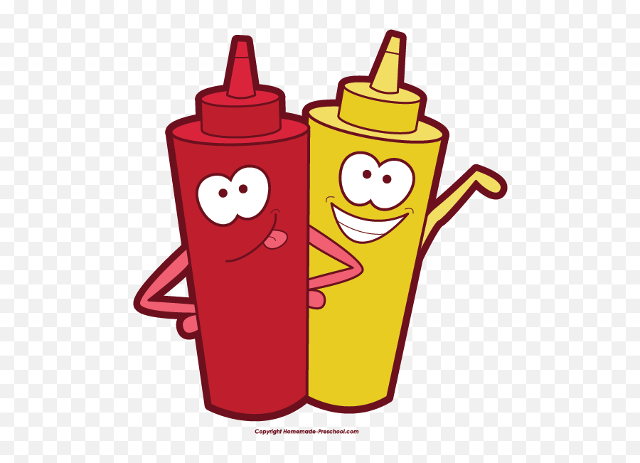 Ketchup Bottle Ketchup Clipart Free - Ketchup And Mustard Clipart Emoji,Ketchup Emoji