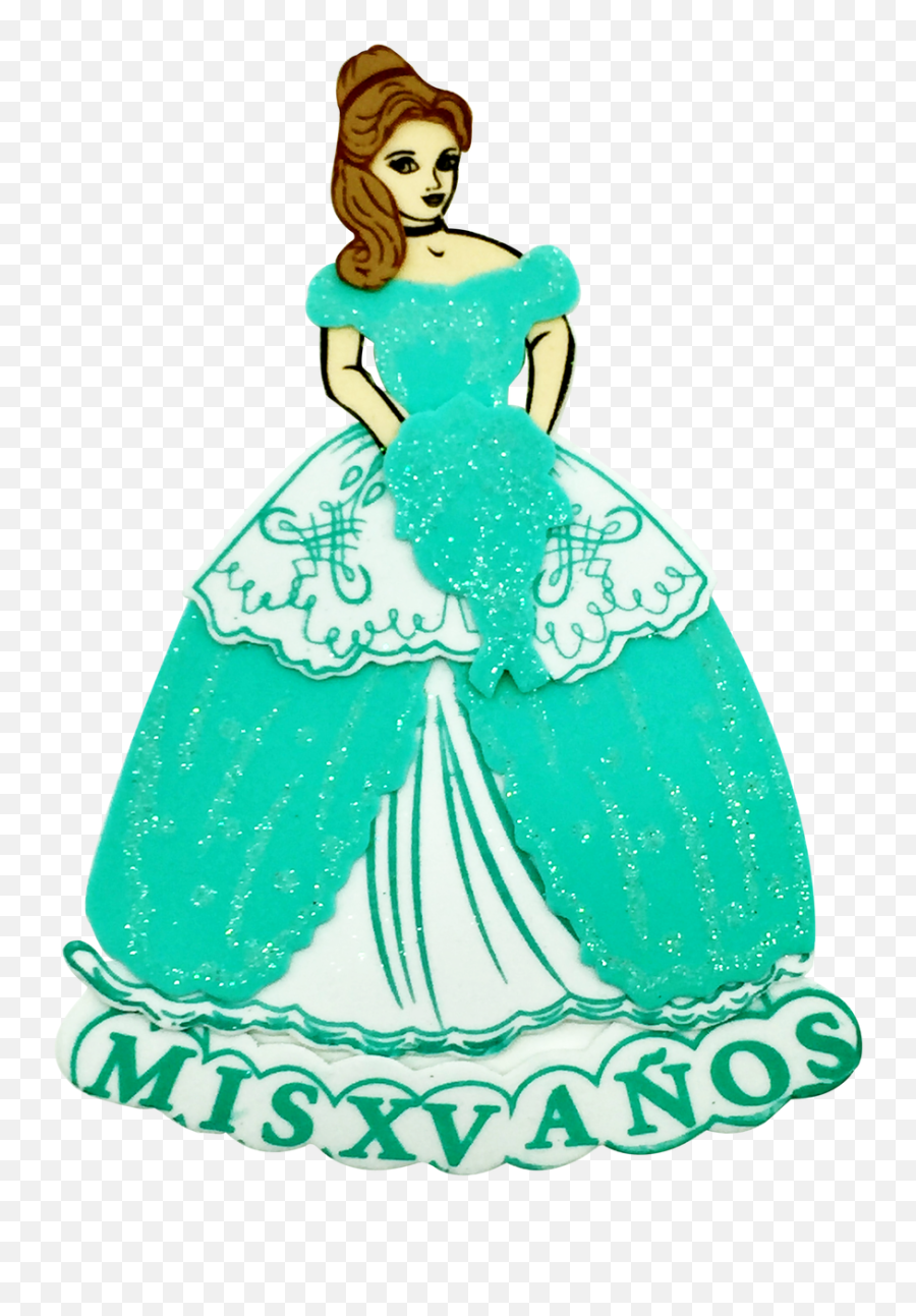 8 Quinceanera Foami Figurine - Quinceañera De Fomi Clipart Como Hacer Una Quinceañera En Foami Emoji,Tenis De Emojis