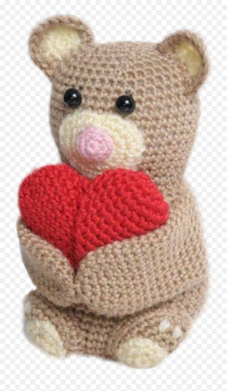 The Most Edited - Amigurumi Oso Con Corazon Emoji,Emoji Crochet Free Pattern