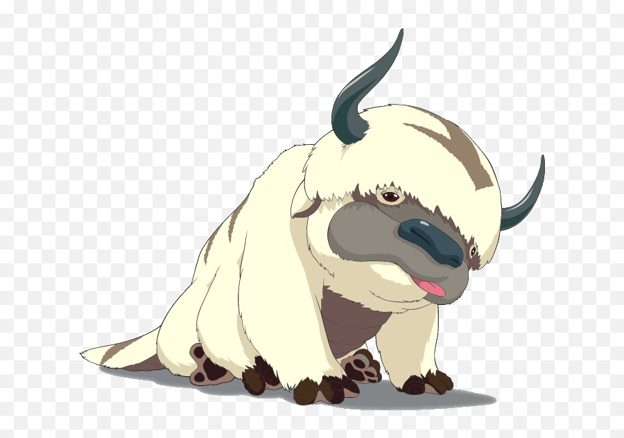 Download Appa Is Aangu0027s Flying Bison Who Serves As The - Appa Avatar Emoji,Bison Emoji