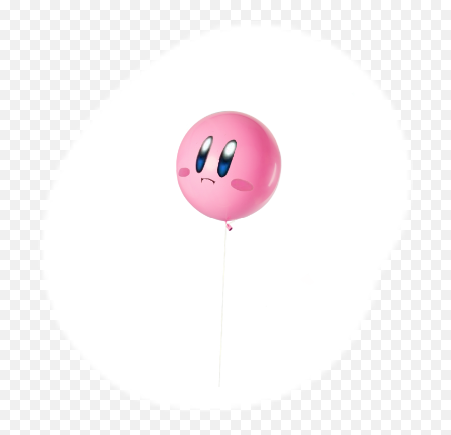 Kirby Pinkballoon Balloon Sticker - Dot Emoji,Kirby Emoticon