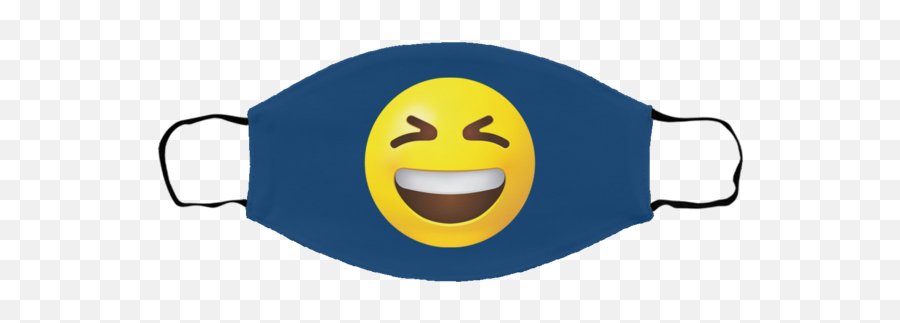 Laughing Emoji Face - Fmm Smmed Face Mask U2013 Hidden Smiles Cloth Face Mask,Emojis Facial Expressions