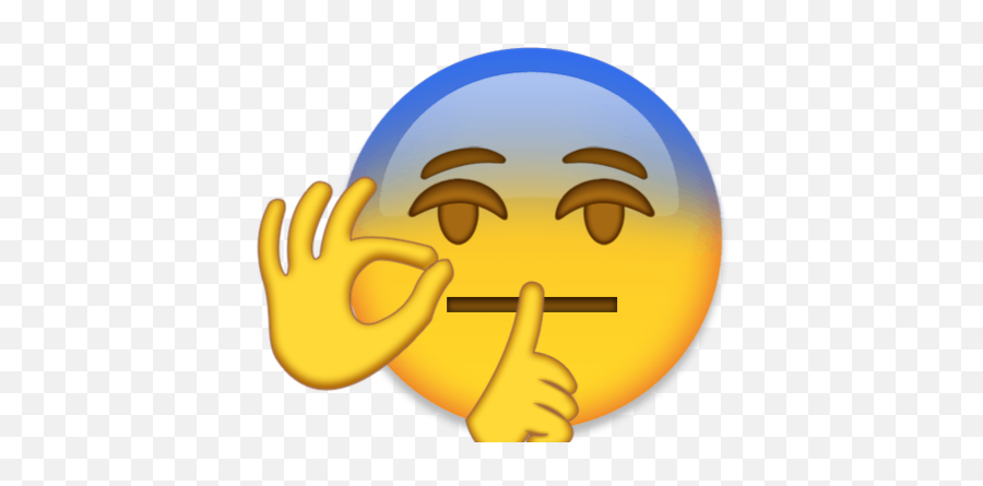 I Call This Emoji Know Theres A - Shut Up Emoji Png,No Problem Emoji