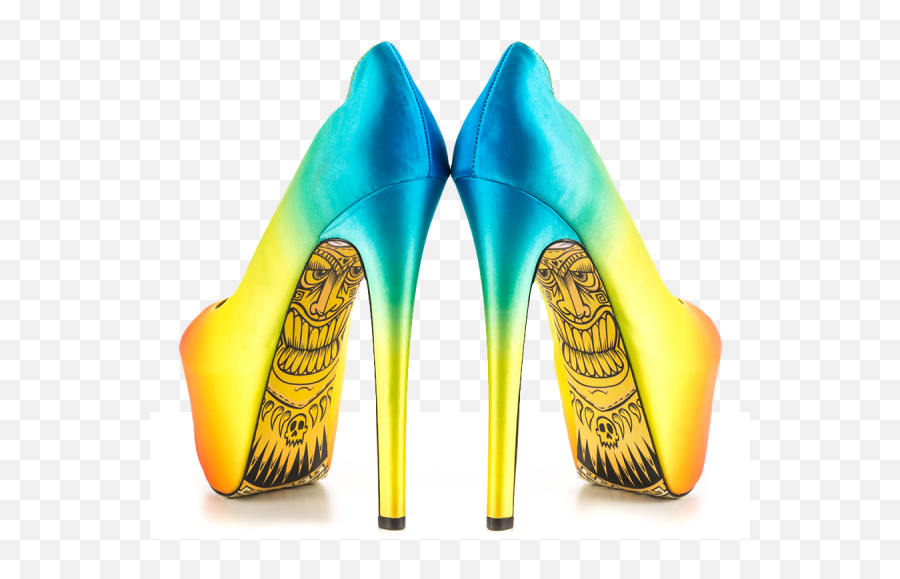 Womens Multi - Shoes Emoji,High Heel Emoticon Facebook