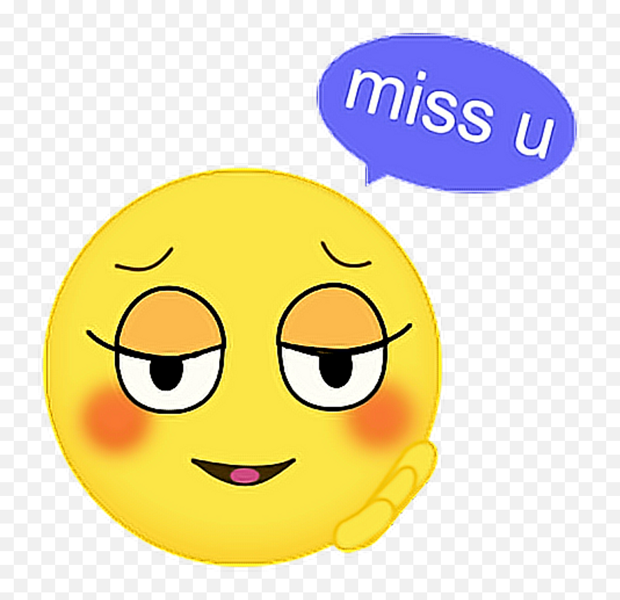Picture - Miss U Miss You Emoji,Miss You Emoji