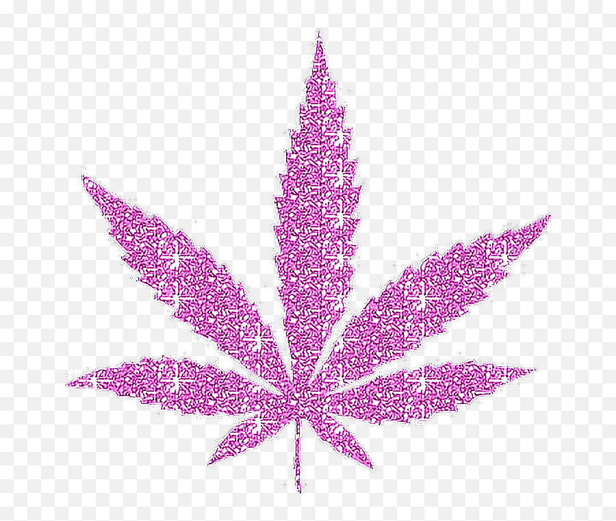 Cute Kawaii Pink Hotpink Sticker By Taylor Lynn - Cannabis Emoji,Weed Plant Emoji