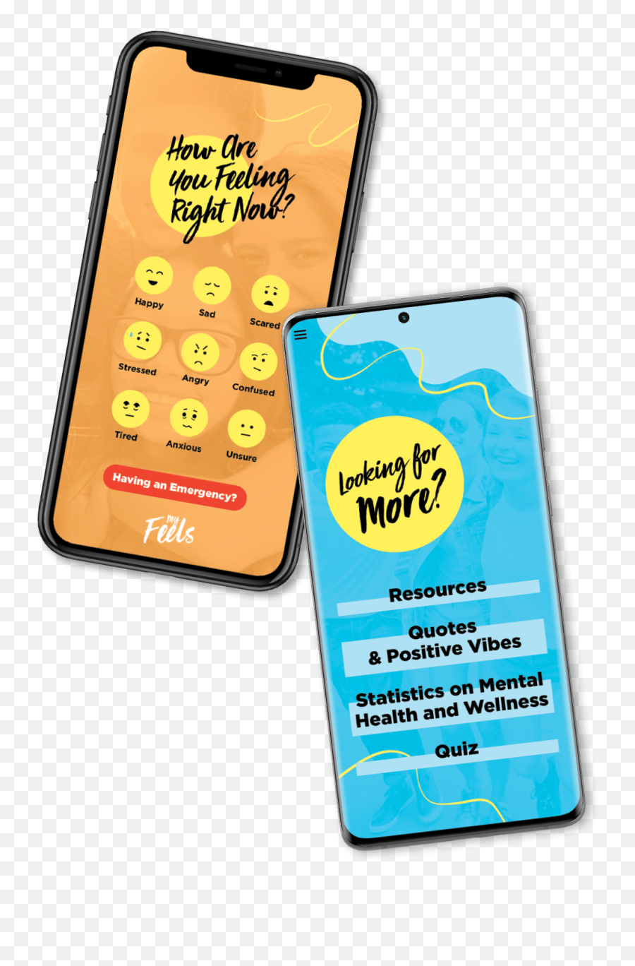 Myfeels A Mental Health Digital Resource For Teens - Dot Emoji,Feelings Vs Emotions Quiz