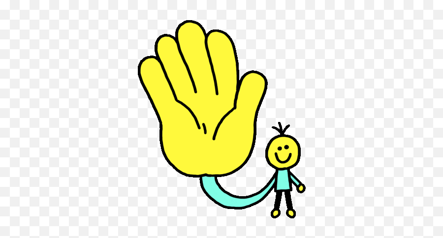 Meet Us - Welcome Using Hands Gif Emoji,Hand Waving Emoji Gif Transparent