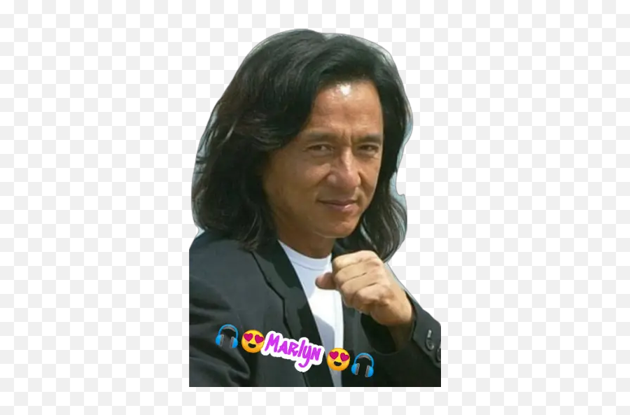 Jackie Chan Stickers For Whatsapp - Celebrity Emoji,Jackie Chan Emoticon Slack