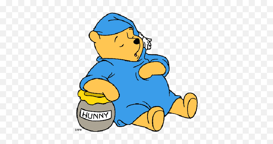 Pooh Cliparts Png Images - Winnie The Pooh Sleep Clipart Emoji,Winnie The Pooh Emojis