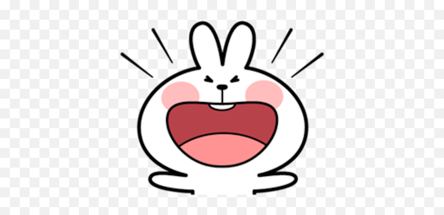 Spoiled Rabbit 1 By Binh Pham Emoji,White Rabbit Emoticon Itunes