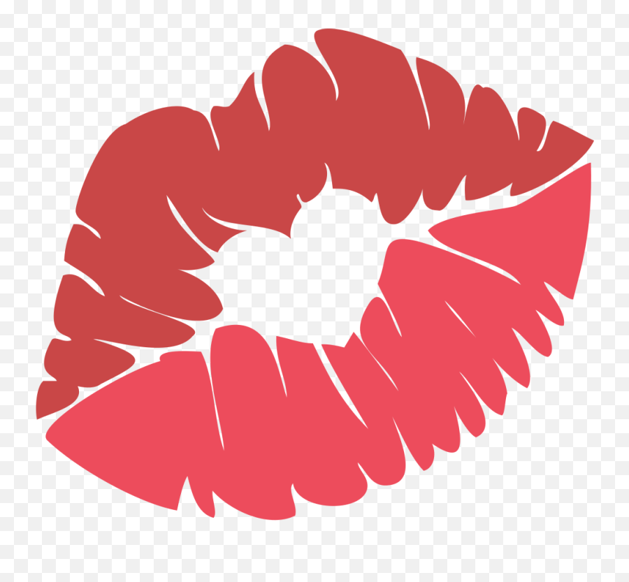Kiss Mark - Lips Kisses Emoji,Lip Emoji Copy And Paste