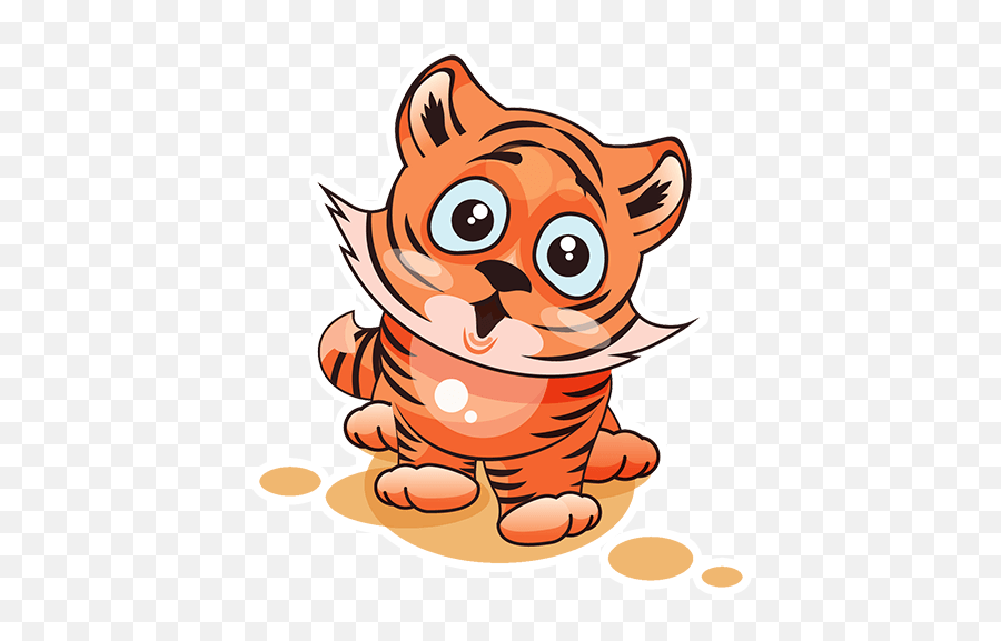 Tiger Emoji By Tonisha Holloway - Sticker Maker For Whatsapp,Tinger Emoji