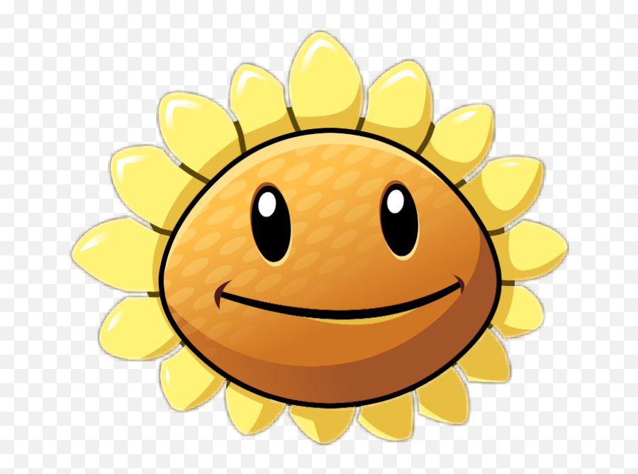 Pvz Sunflower Sticker By Dandelion Weed - Happy Emoji,Sunflower Emoticon