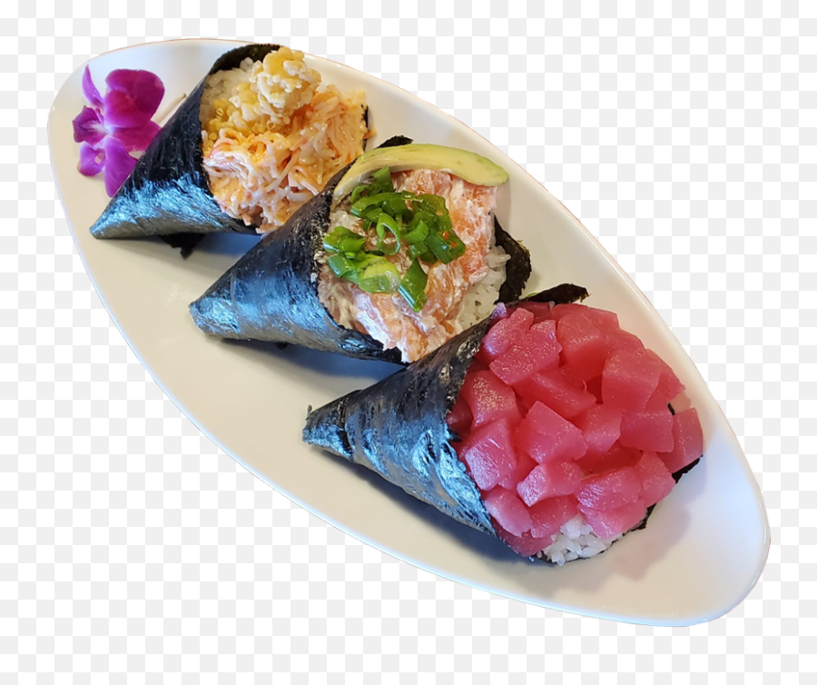 Combo Temaki 3 Pcs U2013 Hand Roll Sushi - Metrowest Emoji,Japanese Kebab Emoji