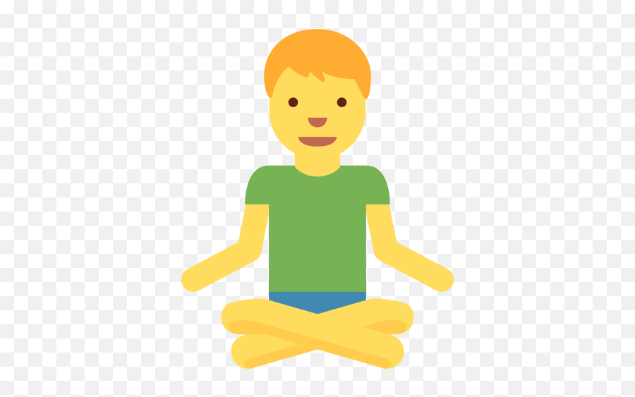 Man In Lotus Position Emoji - Sitting Emojis,Woman With Bunny Ears Emoji