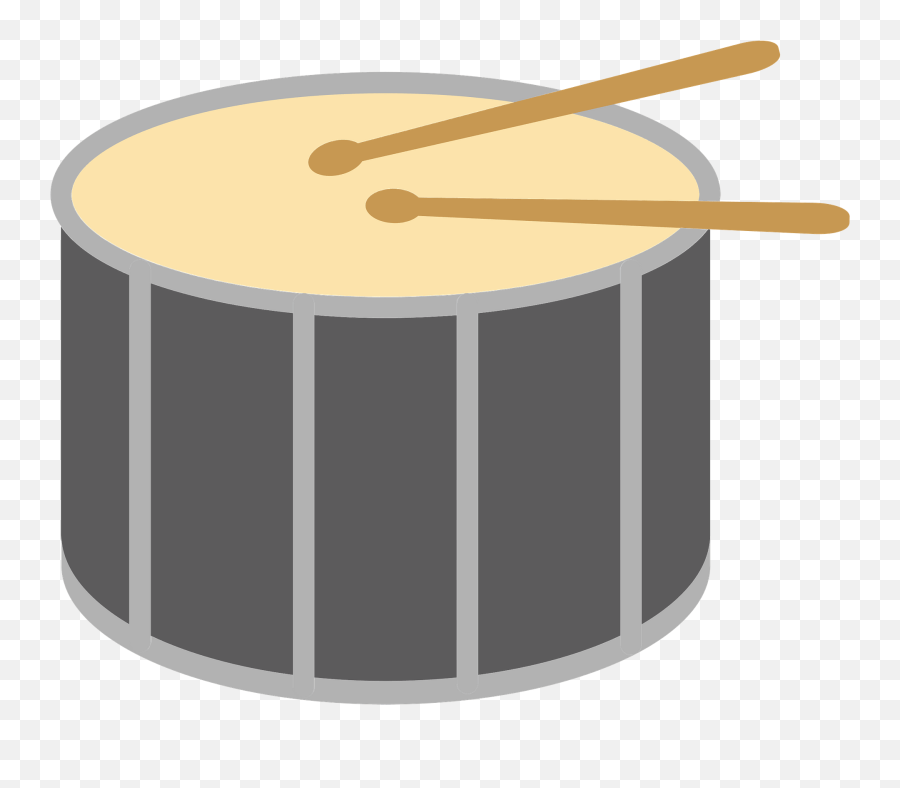 Drum Clipart - Empty Emoji,Drum Set Emoji