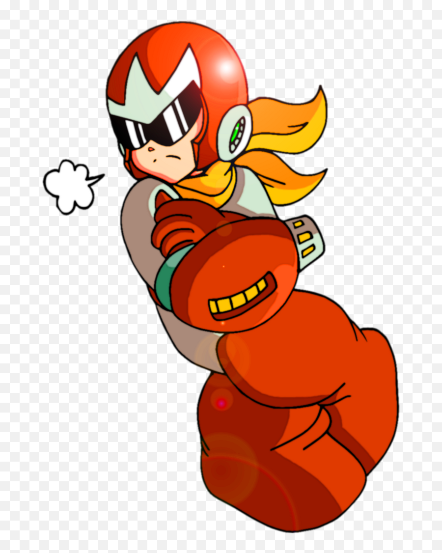 Protoman Megaman Videogames Sticker - Megaman Protoman Fan Art Emoji,Megaman Emoji