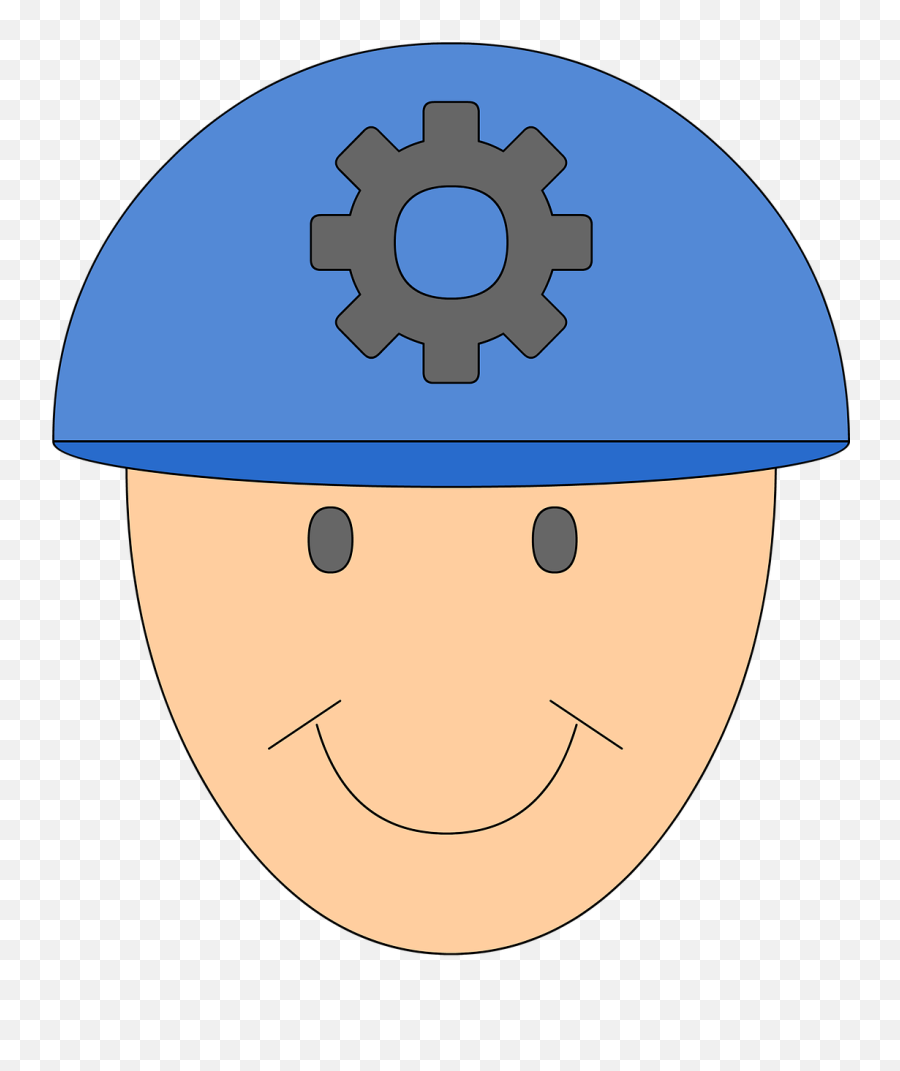 Engineermechanicprofessionshelmetillustration - Free Engineer Clipart H Face Emoji,Emoticon Helmet