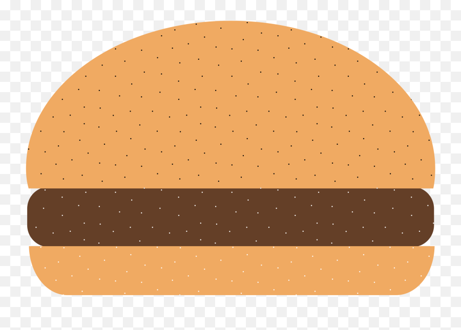 Clipart Png Burger Clipart Png Burger - Plain Hamburger Clipart Emoji,Hamburger Emoticon