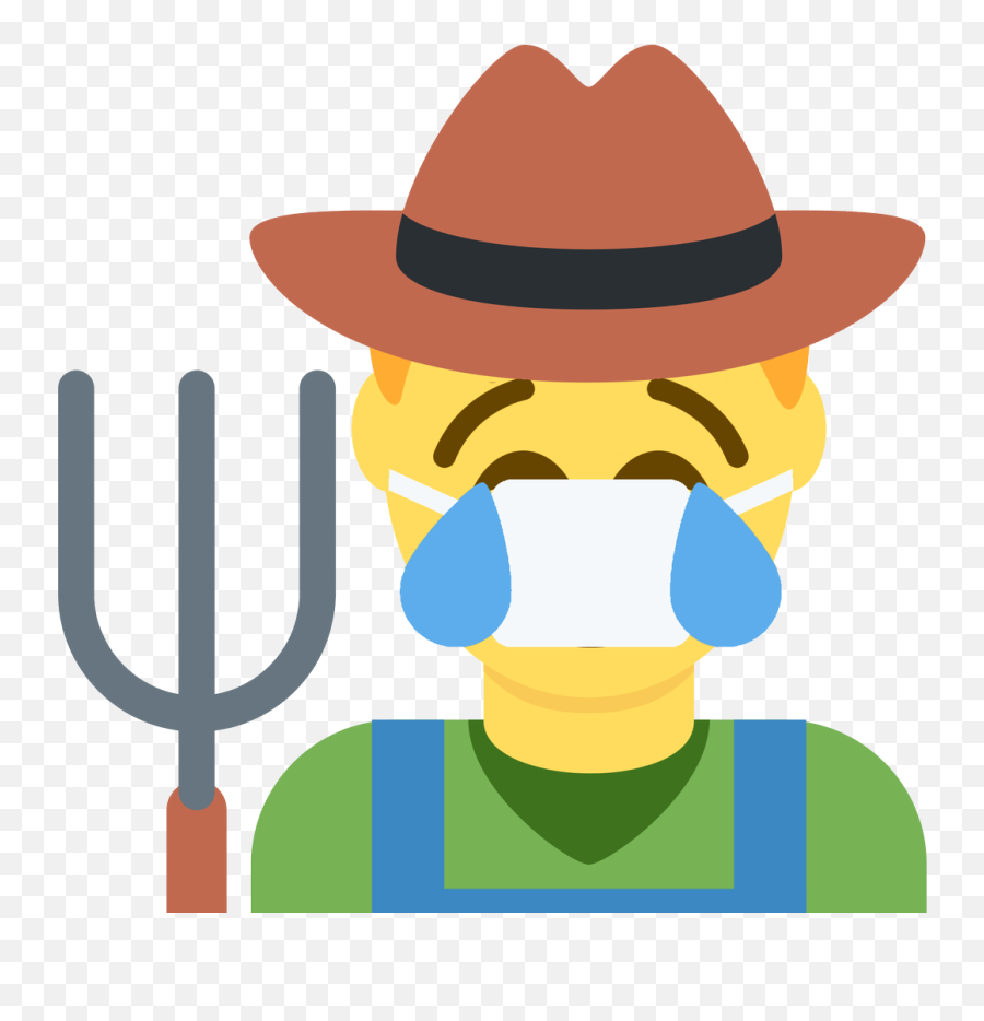 Pitchfork Emoji,Cowboy Hat Emoji Transparent