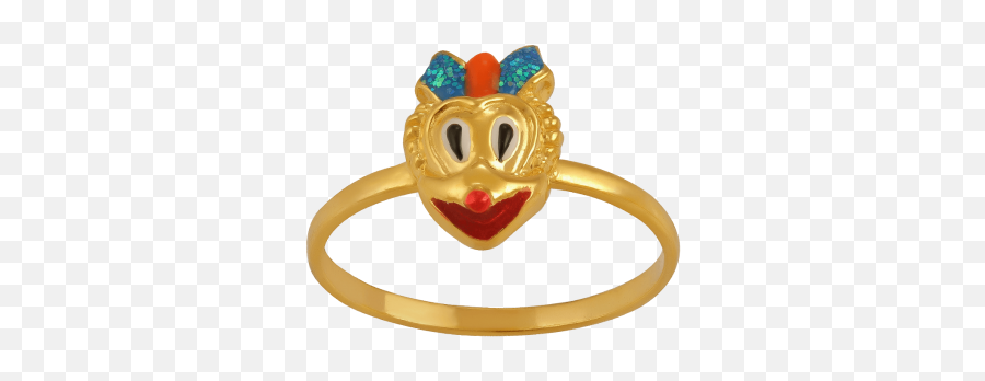 Jos Alukkas Kids Ring - Solid Emoji,Facebook Ring Emoticon
