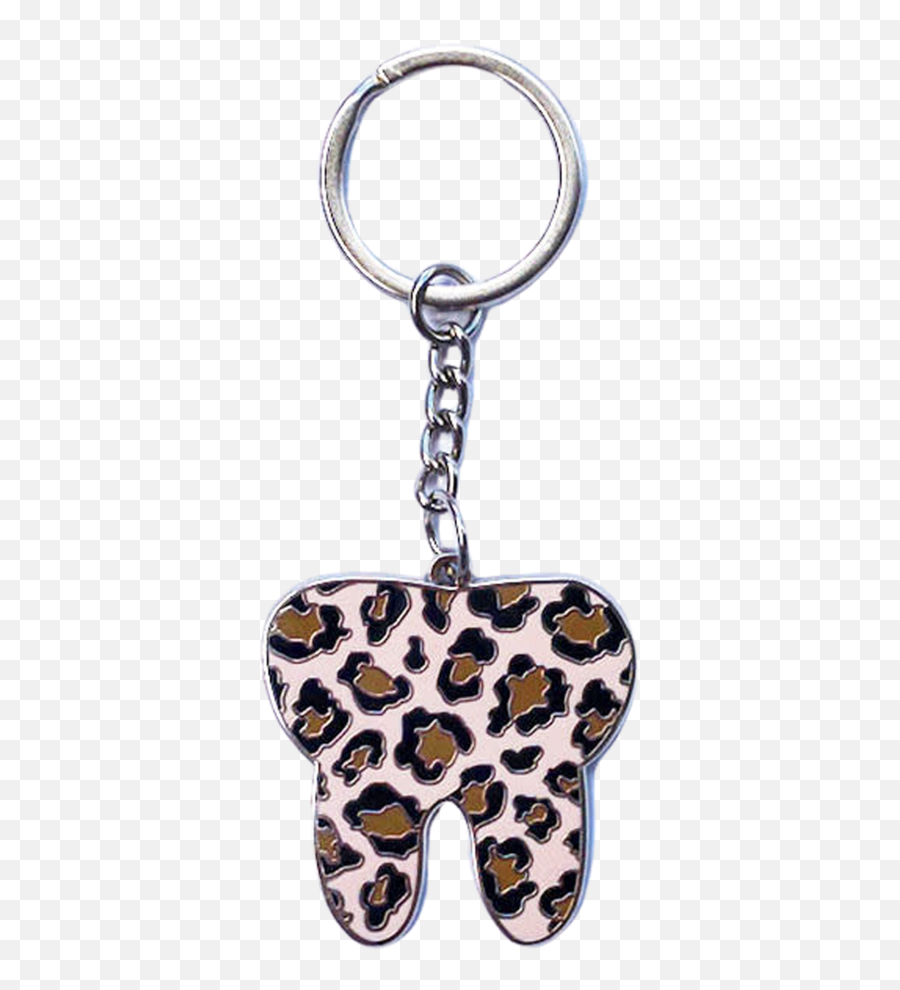 Leopard Tooth Keychain - Solid Emoji,Emoji Keychain For Sale